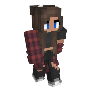 Brunette Girl Minecraft Skin