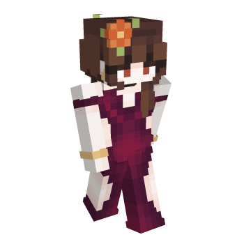 Red Orange Minecraft Skin