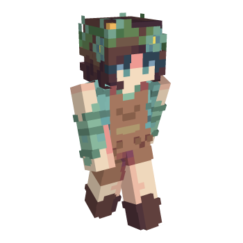Girl Brown Minecraft Skin