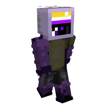 NonBinary TV Head Minecraft Skin
