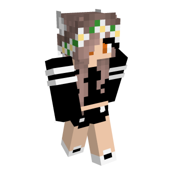 Brown White Minecraft Skin