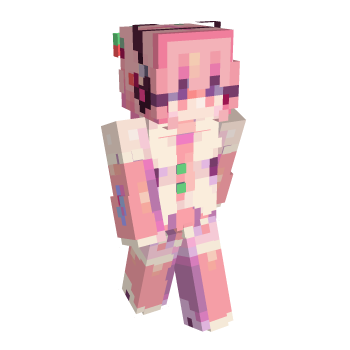 Miku Pink Minecraft Skin