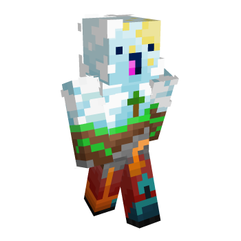 Water Surprised Minecraft Skin