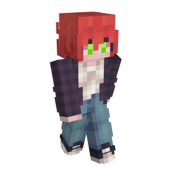 Green Eyes Woman Minecraft Skin