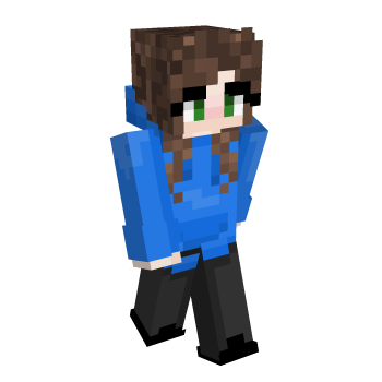 Curly Hair Cute Minecraft Skin