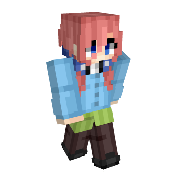 Cute Blue Minecraft Skin