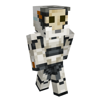Astronaut Skeleton Minecraft Skin