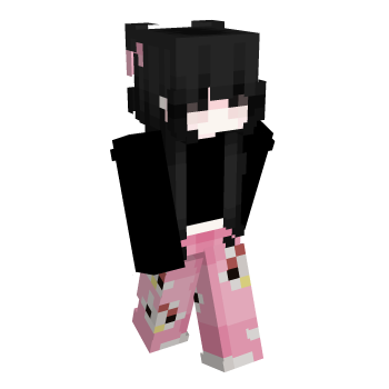 Egirl Kitty Minecraft Skin - Laby