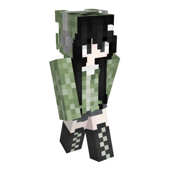 Girl Egirl Minecraft Skin