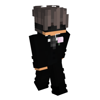 Suit Boy Black Minecraft Skin