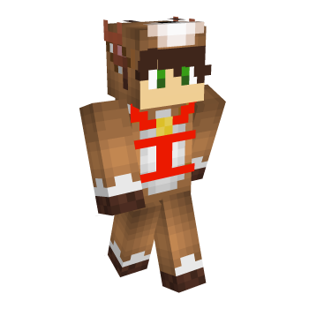 Dasher Reindeer Minecraft Skin