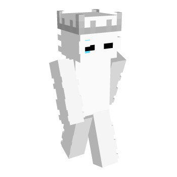 Crown White Minecraft Skin