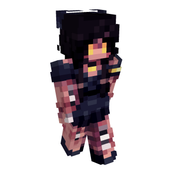 Female Hair Black Minecraft Skin