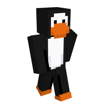 Cute Club Penguin Minecraft Skin
