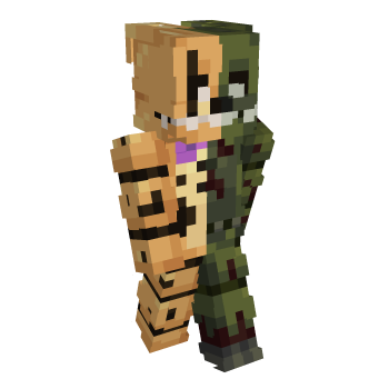 Five Nights At Freddys Springtrap Minecraft Skin