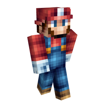 Mario Minecraft Skin