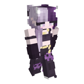 Slim Goth Minecraft Skin