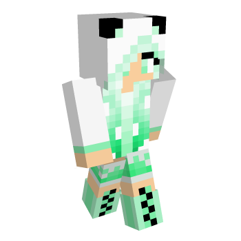 Mint Girl Minecraft Skin
