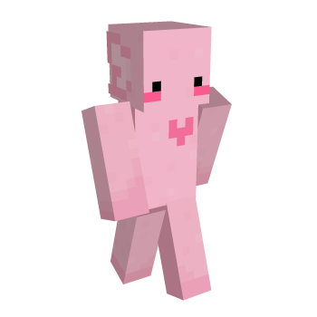 Axolotl Minecraft Skin