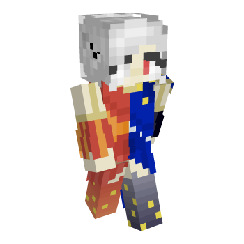 Red White Minecraft Skin