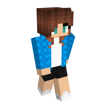 Hipster Brunette Minecraft Skin