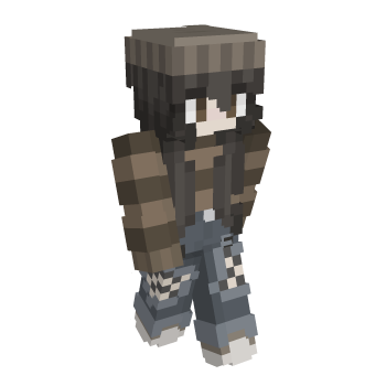 Beanie Brown Minecraft Skin