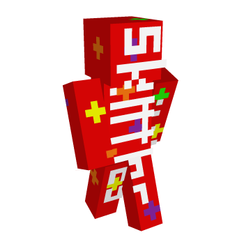 Weird Colorful Minecraft Skin