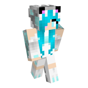 Dragon Girl Wolf Girl Minecraft Skin