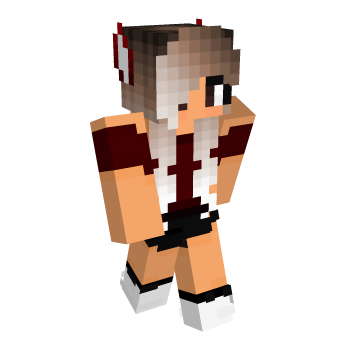 Red Cute Minecraft Skin