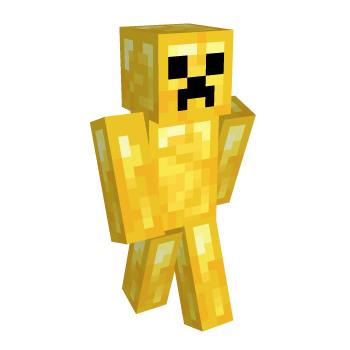 Creeper Golden Minecraft Skin