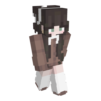 Girl Brown Hair Minecraft Skin