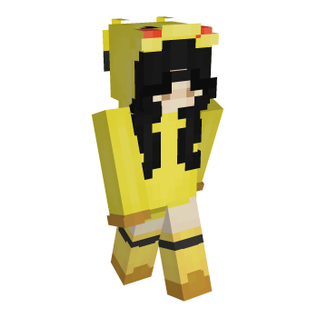 Pastell Pikachu Minecraft Skin