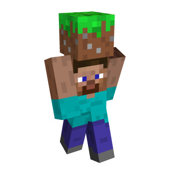 Holding Grass Minecraft Skin