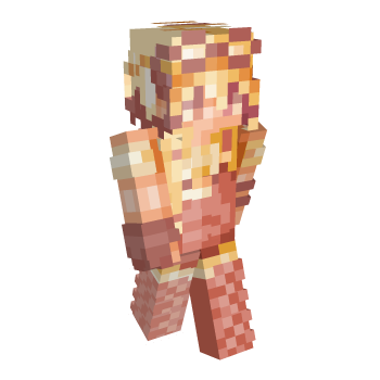 Brown Monica Minecraft Skin