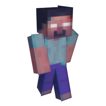 Herobrine Glitch Minecraft Skin