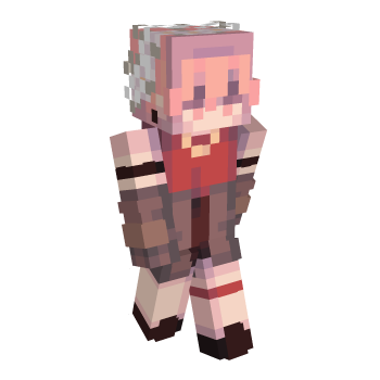 Wolf Tail Necklace Minecraft Skin