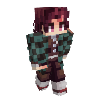 Demon Slayer Minecraft Skin