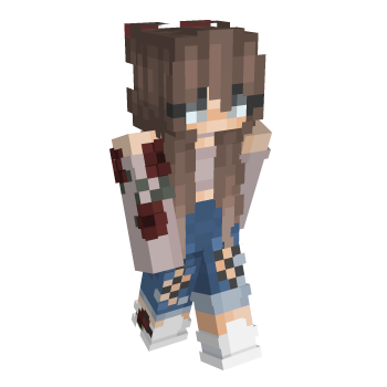 Cute Roses Minecraft Skin