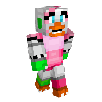 Fnaf Security Breach Glamrock Chica Minecraft Skin