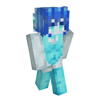 Cyan Turquoise Minecraft Skin