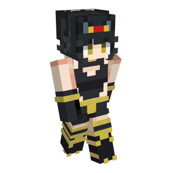 Cat Girl Egyptian Minecraft Skin