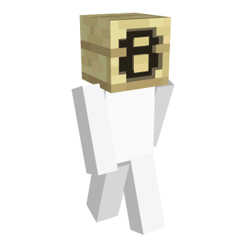 Number Font Birch Minecraft Skin