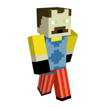 Hello Neighbor Skin Layout Hello Neighbor Minecraft Skins
