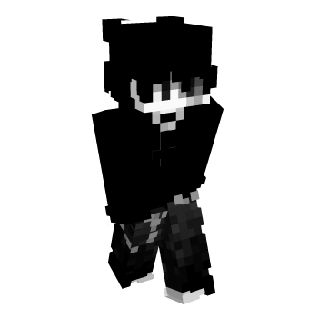 Black Dark Minecraft Skin