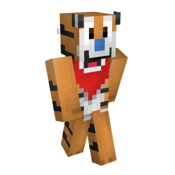Tiger Mascot Minecraft Skin