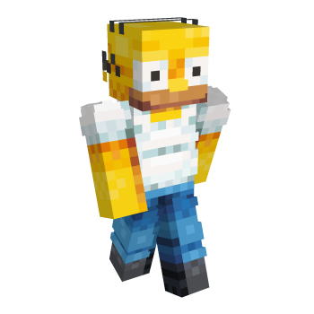 Classic The Simpsons Minecraft Skin
