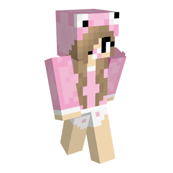 Cute Pink Minecraft Skin