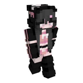 Kuromi Hello Kitty Minecraft Skin