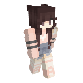 Brunette Cute Minecraft Skin