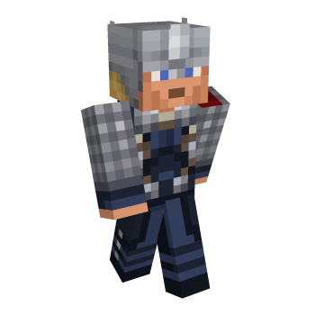 Thor Helmet Minecraft Skin